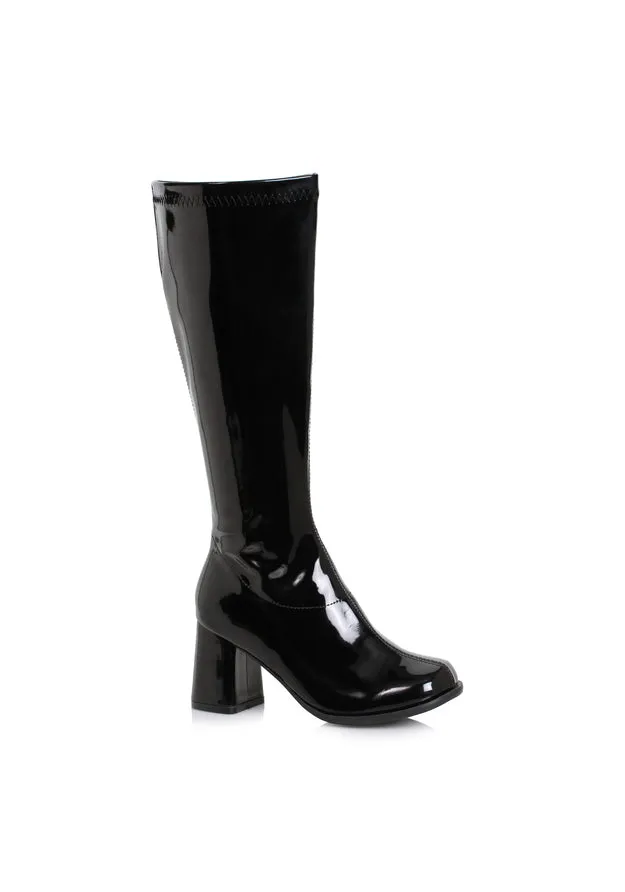 3 Wide Width Gogo Boots W/Zipper.