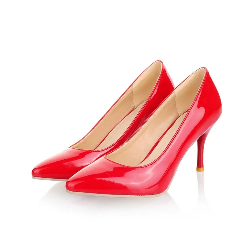 Esmeralda Career High Heal Pumps